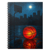 Basketball Art Notebook - Sports Design Journal (Devant)