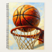 Basketball Art Notebook - Sports Design Journal (Devant)