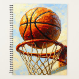 Basketball Art Notebook - Sports Design Journal Planner