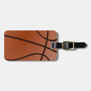 Basketball Artwork Bagagelabel