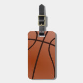 Basketball Artwork Bagagelabel (Voorkant verticaal)