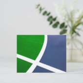 Basketball Artwork Briefkaart (Staand voorkant)