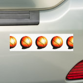 Basketball Artwork Bumpersticker (Op auto)
