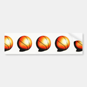 Basketball Artwork Bumpersticker