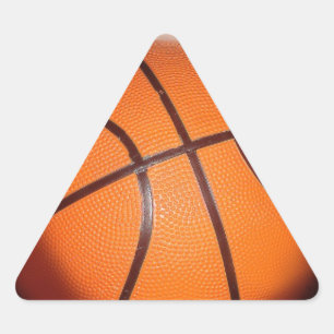 Basketball Artwork Driehoek Sticker