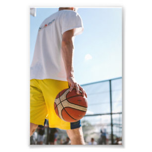 Basketball Artwork Foto Afdruk