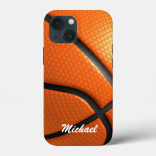Basketball Artwork Jouw naam iPhone 13 Mini Hoesje