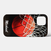 Basketball Artwork Jouw naam Case-Mate iPhone Case (Achterkant (horizontaal))