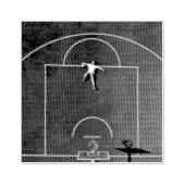 Basketball Artwork Rubberstempel (Afrduk)