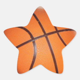 Basketball Artwork Ster Sticker