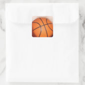 Basketball Artwork Vierkante Sticker (Tas)