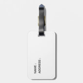 Basketball-atleet Bagagelabel (Achterkant verticaal)