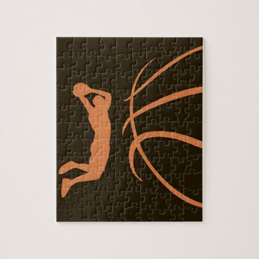 Basketball-atleet Legpuzzel (Verticaal)
