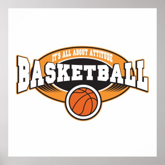 Basketball Attitude Poster (Voorkant)