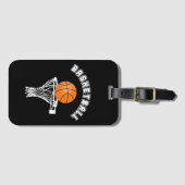 Basketball Bagagelabel (Voorkant (horizontaal))