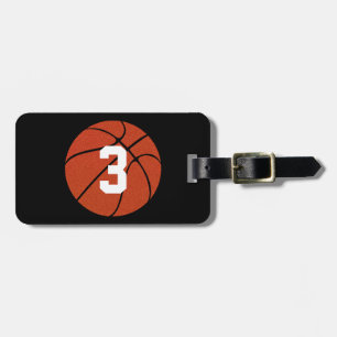 Basketball Bagagelabel