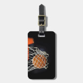 Basketball Bagagelabel (Voorkant verticaal)