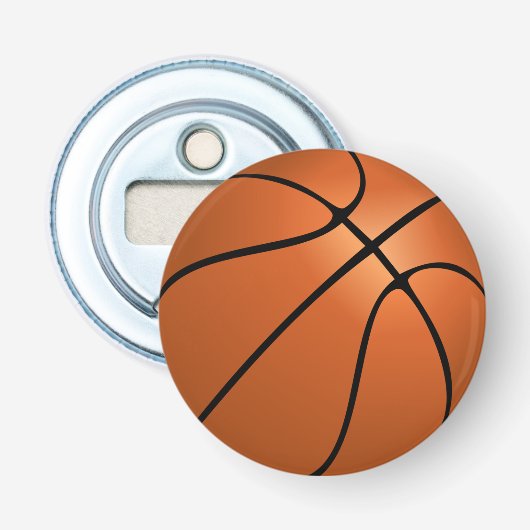 Basketball (bal) button flesopener (Voorkant)