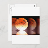 Basketball Ball Briefkaart (Voorkant / Achterkant)