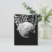 Basketball Ball Briefkaart (Staand voorkant)