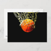 Basketball Ball Briefkaart (Voorkant / Achterkant)