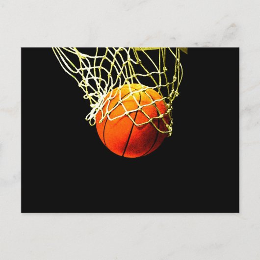 Basketball Ball Briefkaart (Voorkant)