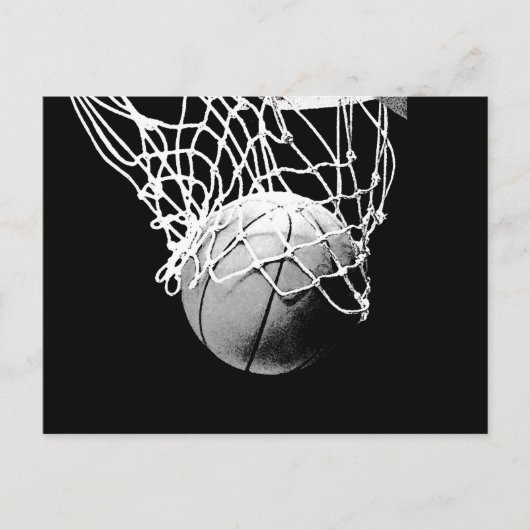 Basketball Ball Briefkaart (Voorkant)