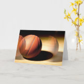 Basketball Ball Kaart (Gele Bloem)