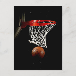Basketball Ball & Net Briefkaart