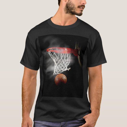 Basketball Ball & Net T-shirt (Voorkant)