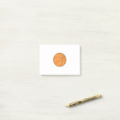 Basketball Ball Post-it® Notes (Op bureau)