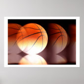 Basketball Ball Poster Print (Voorkant)