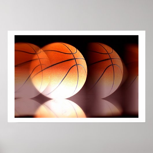 Basketball Ball Poster Print (Voorkant)