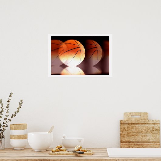 Basketball Ball Poster Print (Keuken)