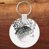 Basketball Ball Sleutelhanger (Voorkant)