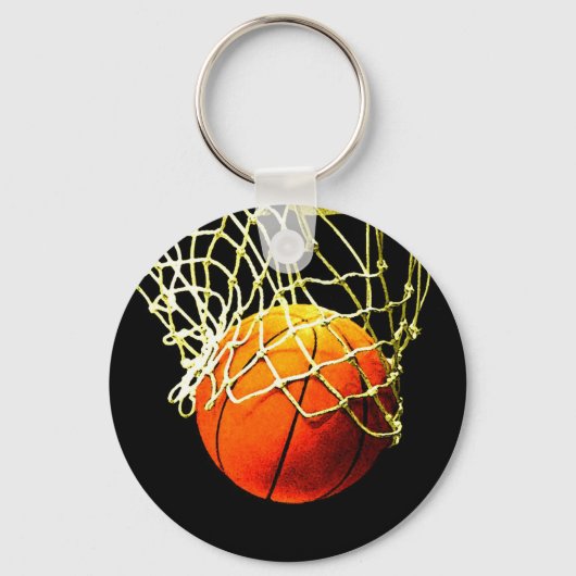 Basketball Ball Sleutelhanger (Voorkant)