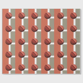 Basketball Ball-sport Cadeaupapier (Vlak)