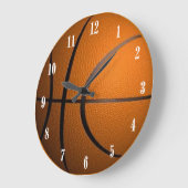 Basketball Ball Sport Wall Clock Grote Klok (Hoek)