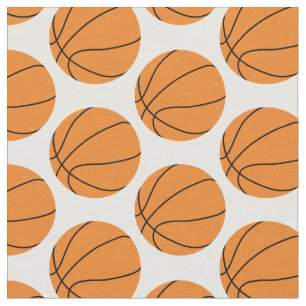 Basketball Balls Sports White Achtergrond Stof