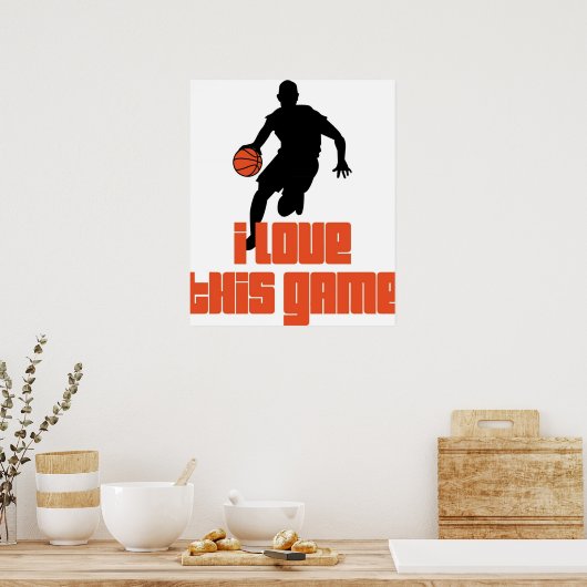 Basketball Basketball Poster (Keuken)