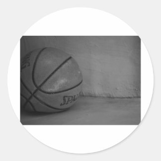 Basketball Beauty Ronde Sticker