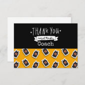 Basketball bedankt coach (Voorkant / Achterkant)