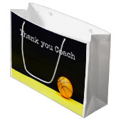 Basketball bedankt coach groot cadeauzakje (Voorkant Gekanteld)