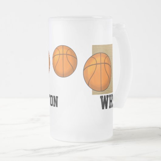 Basketball Beer Mug - SRF (Devant droit)