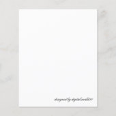 Basketball Bingo - Baby shower Games (Achterkant)