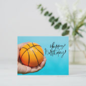 Basketball Birthday Briefkaart (Staand voorkant)