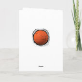 BASKETBALL BIRTHDAY CARDS KAART (Achterkant)