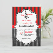 Basketball Birthday Invitation Card (Debout devant)