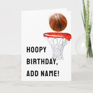 Basketball Birthday Kaart
