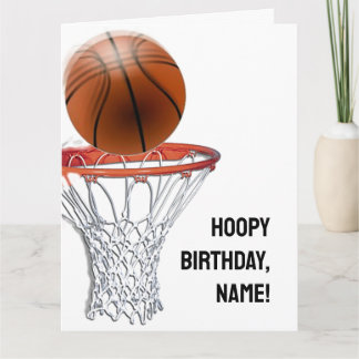 Basketball Birthday Kaart